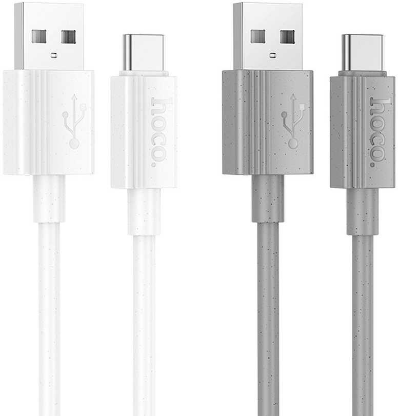 USB A į USB C laidas Hoco 3A 1 m X107 baltas