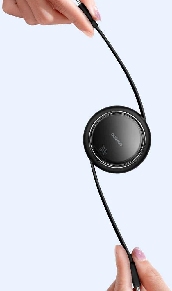 Laidas iš USB-C į USB-C Baseus Free2Draw, PD, 100 W, 1 m (juodas)