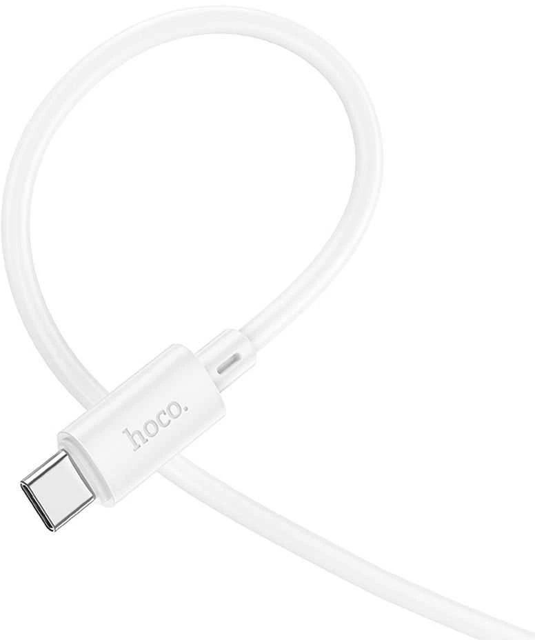 USB kabelis Hoco X88 "USB-C (Type-C) į USB-C (Type-C)" (60W) 1m baltas