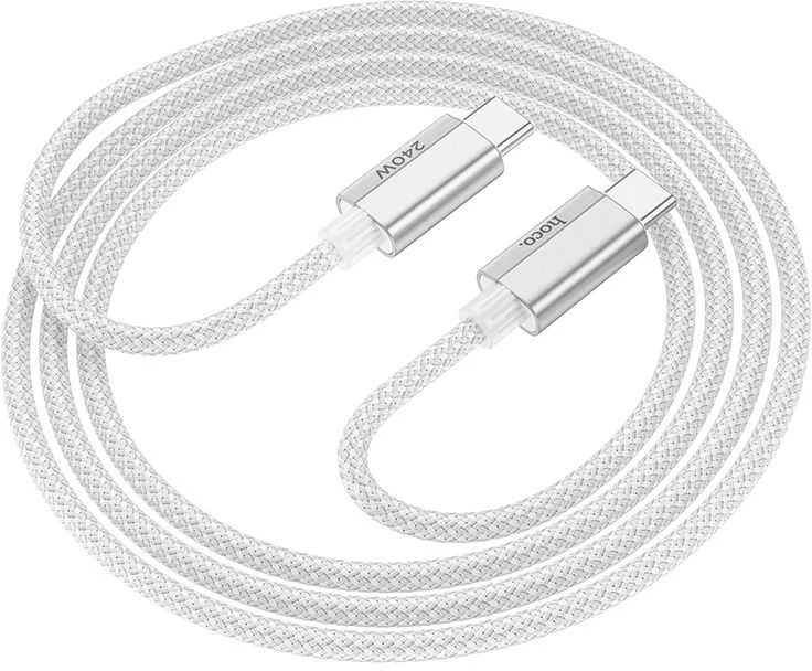 USB C į USB C laidas Hoco QC3.0 PD 5A 240W 1,8 m U134 pilka