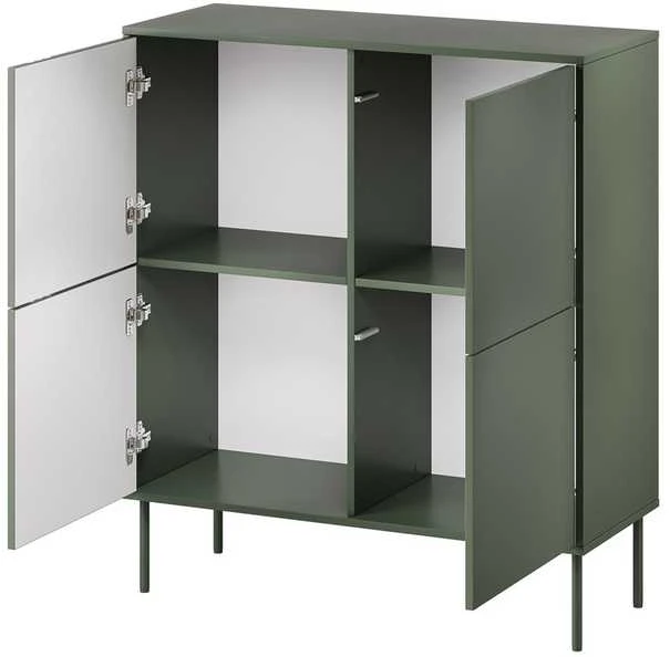 Cama Meble Cama 4D komoda TRESSE 100x40x110 matinė žalias