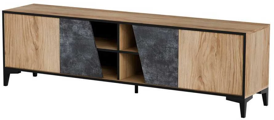 Laikiklis Halmar Cama Meble Spintelė - Cama OVO 4D 180x38 ąžuolas/betonas