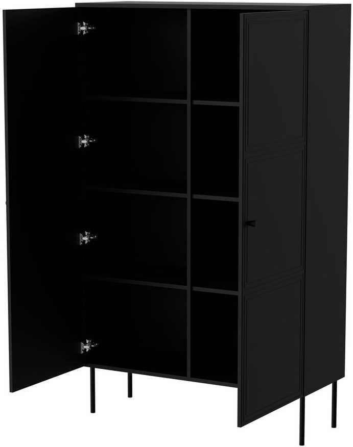 Cama Meble Cama Ekranas case PALAZZO BIS 100x39x166 matte juodas