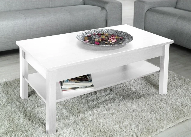 Cama Meble Kavos Staliukas - Cama UNI Modernus Baltas Matinis