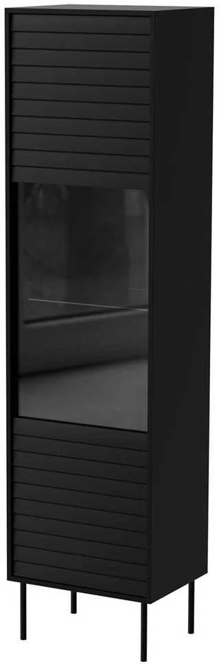 Cama Meble Cama CORTINA display cabinet 53x40x182 juodas
