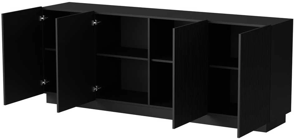 Cama Meble Cama LIVERTI komoda 200x42x78 juodas