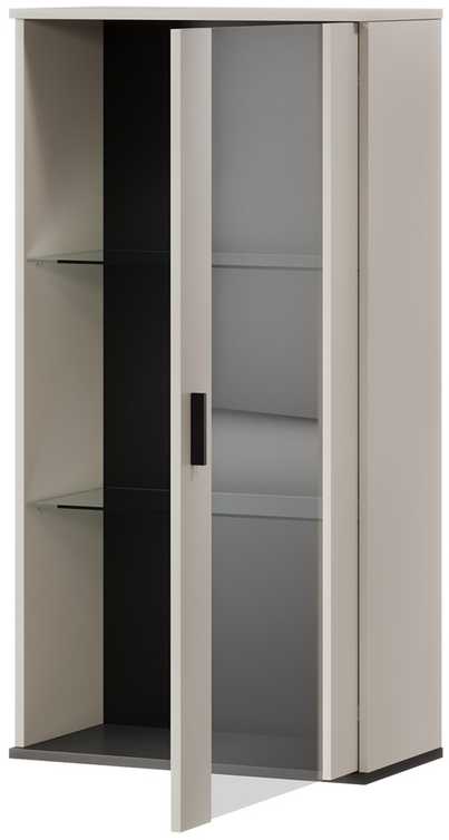 Cama Meble Cama S2 SOHO wall cabinet 60x29x112 cashmere + juodas