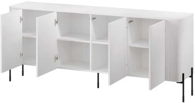 Cama Meble Cama VERA komoda 190x40x80 matinis baltas