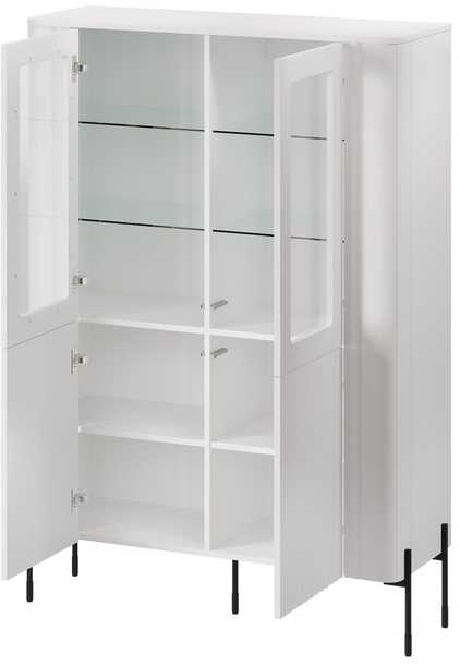 Cama Meble Cama VERA display cabinet 110x40x160 matt baltas