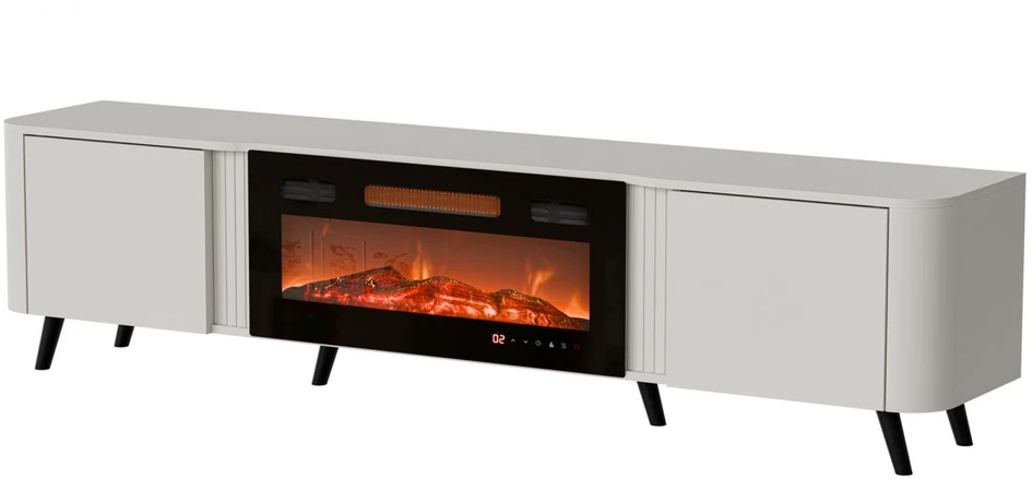 Laikiklis Cama Meble Židinys - Cama Volare RTV Spintelė 200 x 39 x 49 cm, Kašmyras
