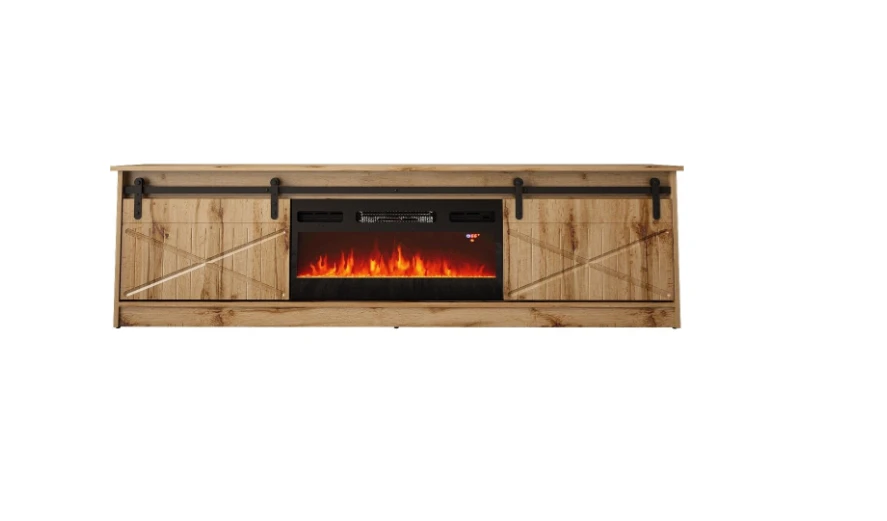 Cama Meble Židinio Spintelė - Granero 200x56,7x35 Ąžuolo Wotan