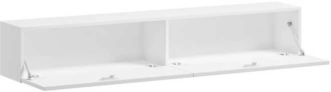 Cama pakabinama TV spintelė VIGO '180' 30/180/40 (spalva:juoda/blizgi juoda)