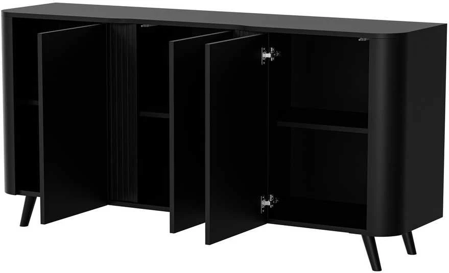 Cama Meble Baldai - Cama Volare Komoda 151 x 39 x 75 cm, Juoda