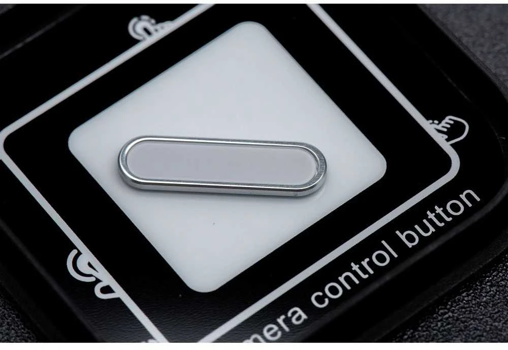 Dėklas OEM kameros valdymo aktyvus mygtukas, tinkantis IPHONE 16 serijos dėklui, „Drop Glue“ / „Clear Mag Cover“, sidabrinis