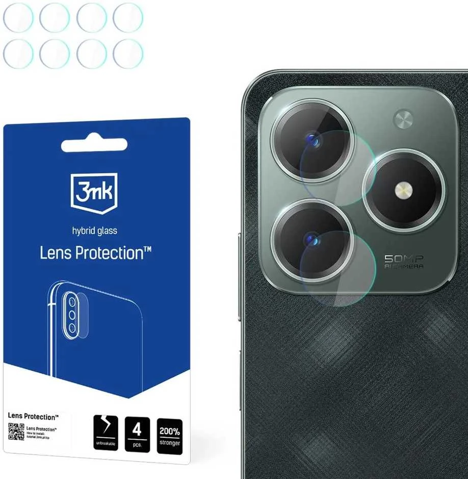 3MK objektyvo apsauga Realme C61 kameros objektyvui 4vnt