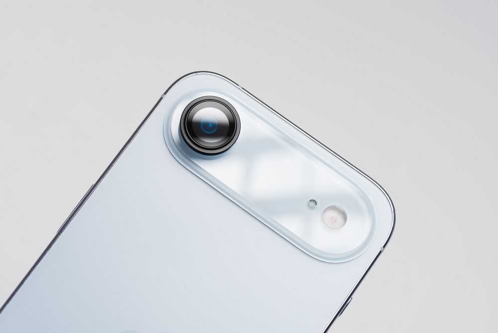 Tempered Glass Camera Lens for iPhone 17 Forcell Premium light mėlynas