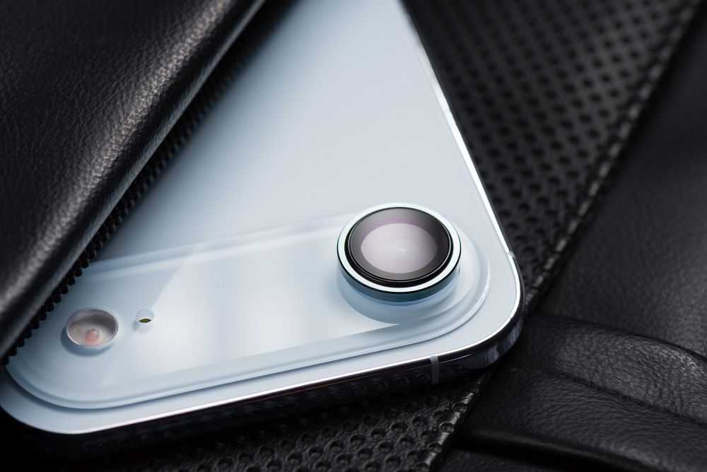 Tempered Glass Camera Lens for iPhone 17 Forcell Premium light mėlynas