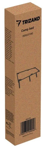 Trizand 23190 Suankstoma lova 189 x 70 x 43 cm juoda