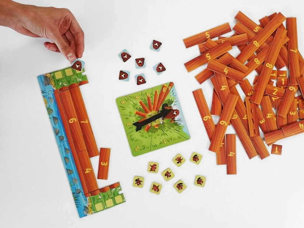 Kapitan Nauka Kapitono mokslas gerai suskaičiuoja, bebras! Matematinis edukacinis žaidimas Gr0673