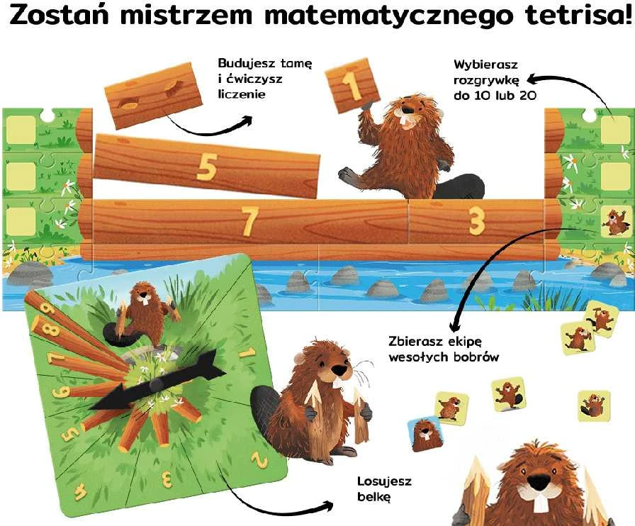 Kapitan Nauka Kapitono mokslas gerai suskaičiuoja, bebras! Matematinis edukacinis žaidimas Gr0673