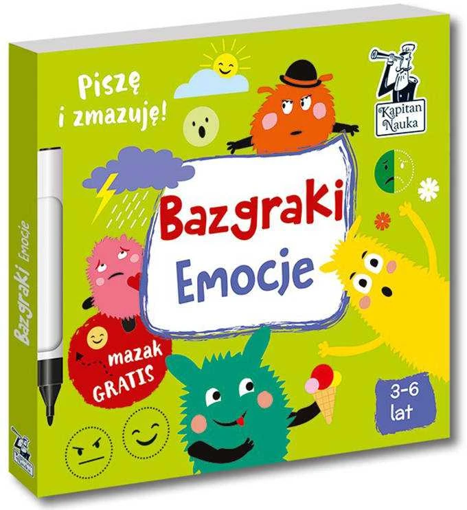 Kapitan Nauka Kapitono mokslo piešinėlių emocijos 3-6 metai senas KS0659