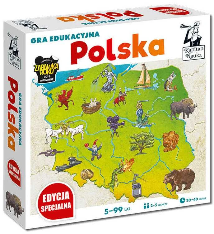 Kapitan Nauka Kapitono mokslo mokomojo stalo žaidimo lenkų specialusis leidimas GR0674