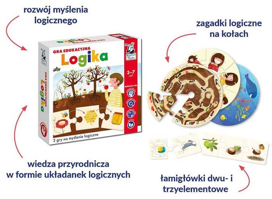 Kapitan Nauka „Captain Science Logic“ mokomasis žaidimas GR0474