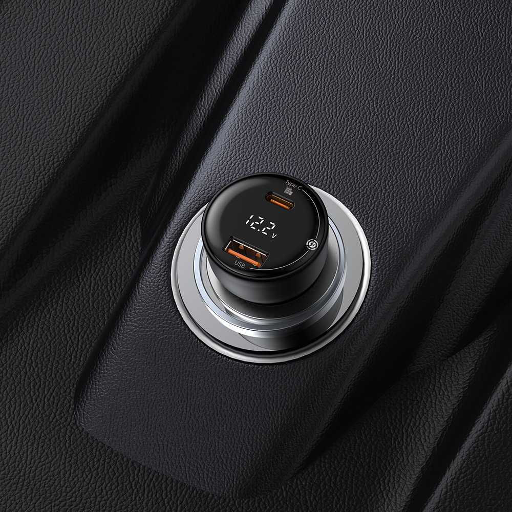 Baseus CCZX-01 automobilinis įkroviklis USB-C, 100W - juodas