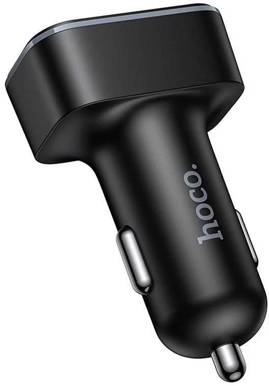 Car charger Hoco 2xUSB A + 2xUSB C PD QC3.0 42W Z63 juodas