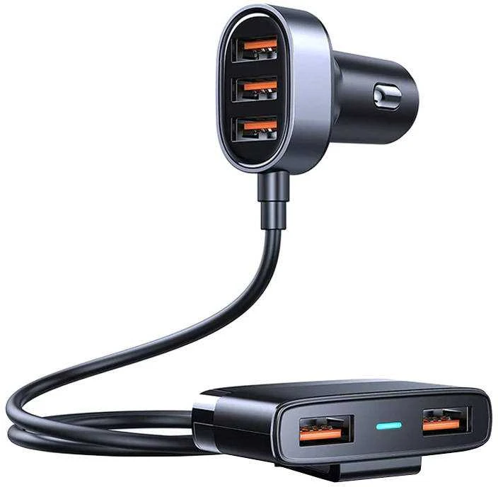 Automobilinis įkroviklis Joyroom JR-CL03 5xUSB 6.2A juodas