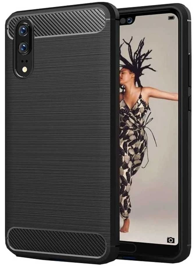 Forcell OEM dėklas Huawei P20 PRO Carbon juodas