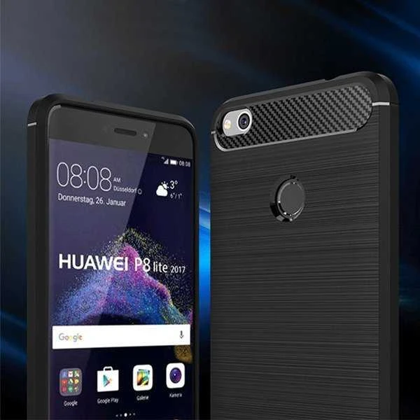 Dėklas carbonlux CASE CARBON LUX Mėlynas HUAWEI NOVA 4
