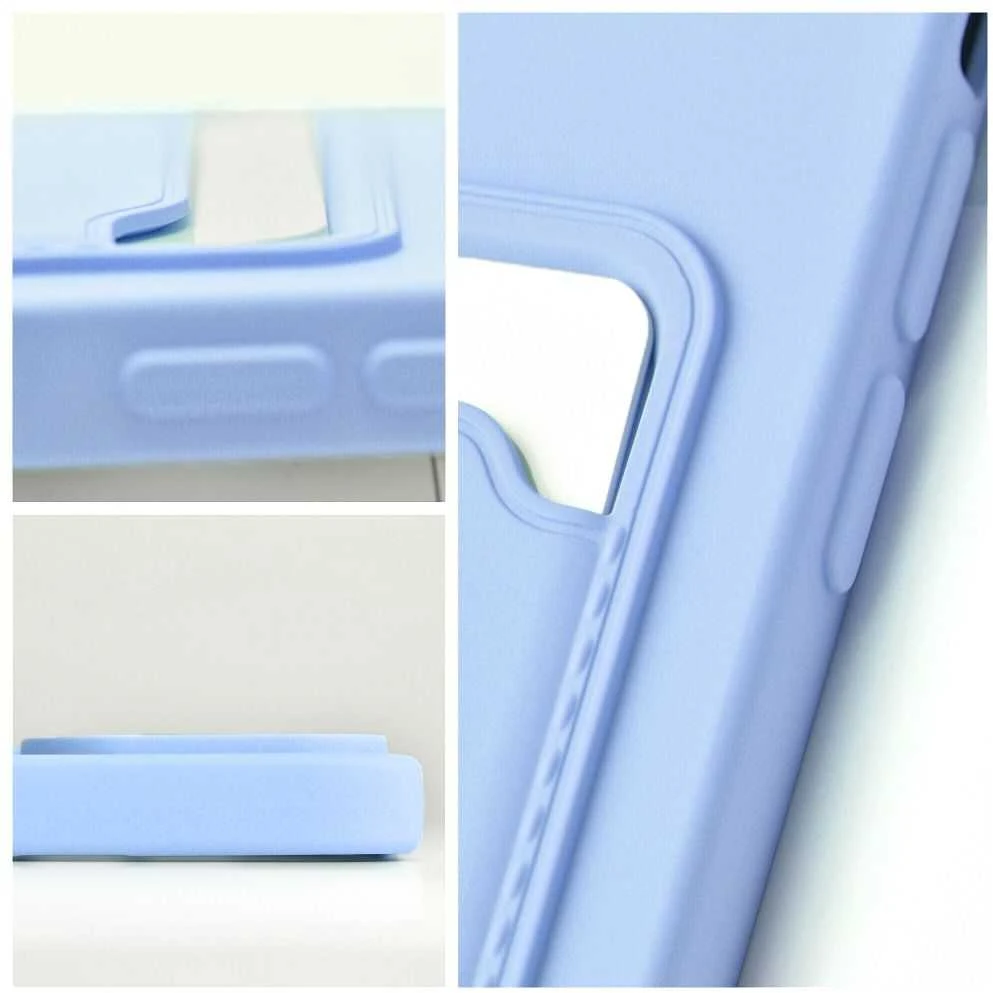 OEM dėklas iPhone 15 PRO kortelių dėklas violetinė