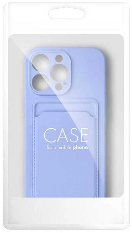 OEM dėklas iPhone 15 PRO kortelių dėklas violetinė