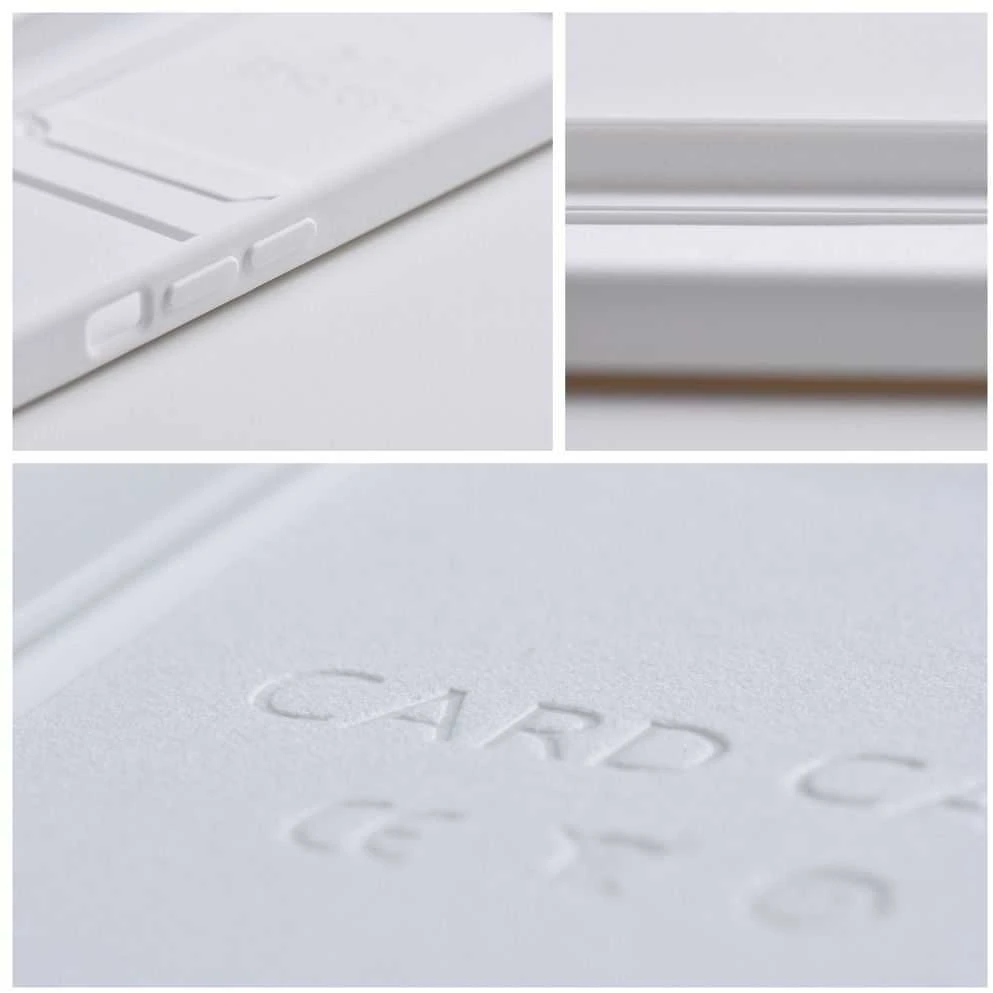 OEM dėklas, skirtas „iPhone 16 PRO“ kortelių dėklui, baltas