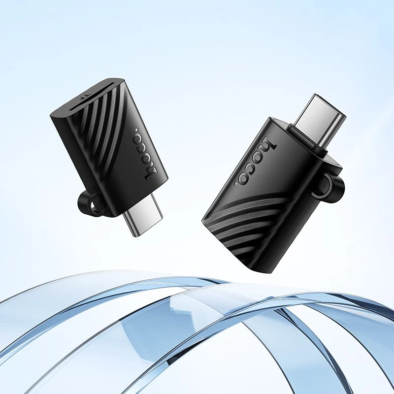 Card reader TF 2.0 USB-C Hoco HB53 juodas