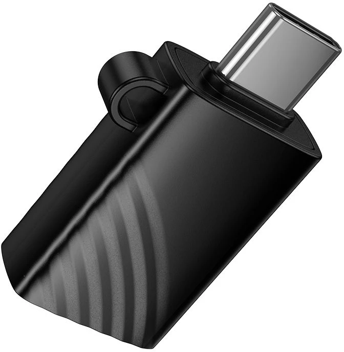 Card reader TF 2.0 USB-C Hoco HB53 juodas