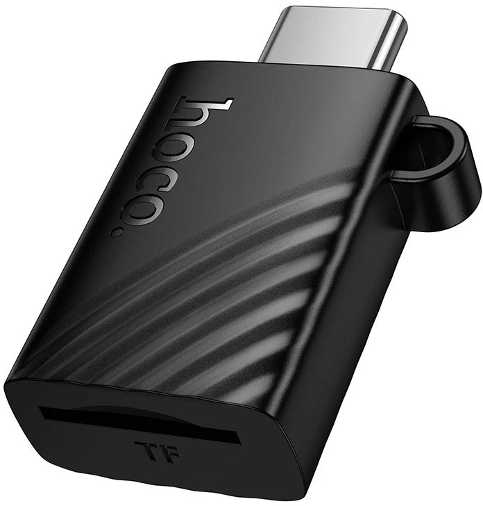 Card reader TF 2.0 USB-C Hoco HB53 juodas