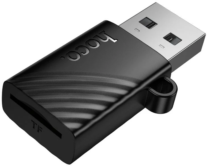Card reader TF USB-A Hoco HB53 juodas