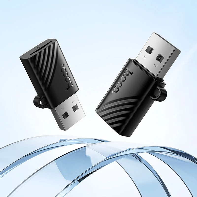 Card reader TF USB-A Hoco HB53 juodas