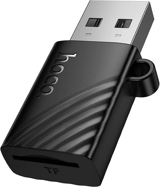 Card reader TF USB-A Hoco HB53 juodas