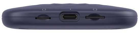Mėlynas Carlinkit adapteris su jungčių bloku