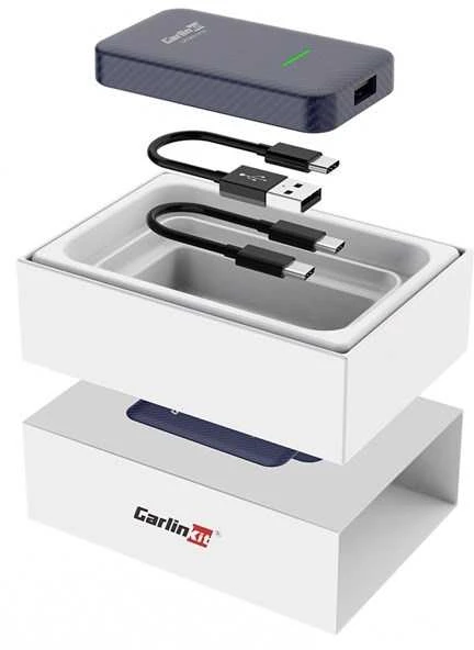 Carlinkit CarPlay bevielis adapteris iPhone ir Android telefonams CP2A