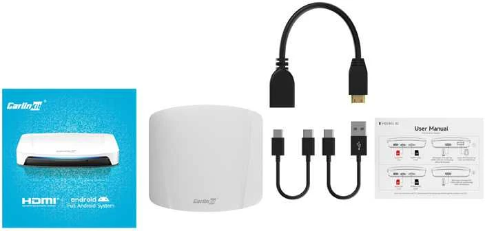 Carlinkit CPC200-Tbox UHD belaidis adapteris Carplay/Android (baltas)