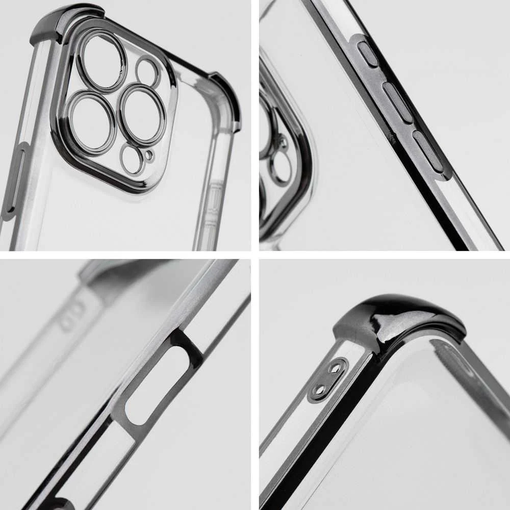 OEM dėklas, skirtas iPhone 16 PLUS, atsparus smūgiams, juodas