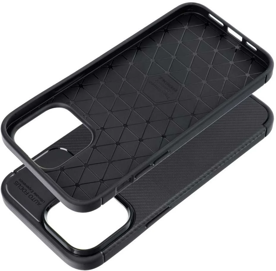 Dėklas Oem Case for iPhone 14 PRO MAX Carbon Premium juodas