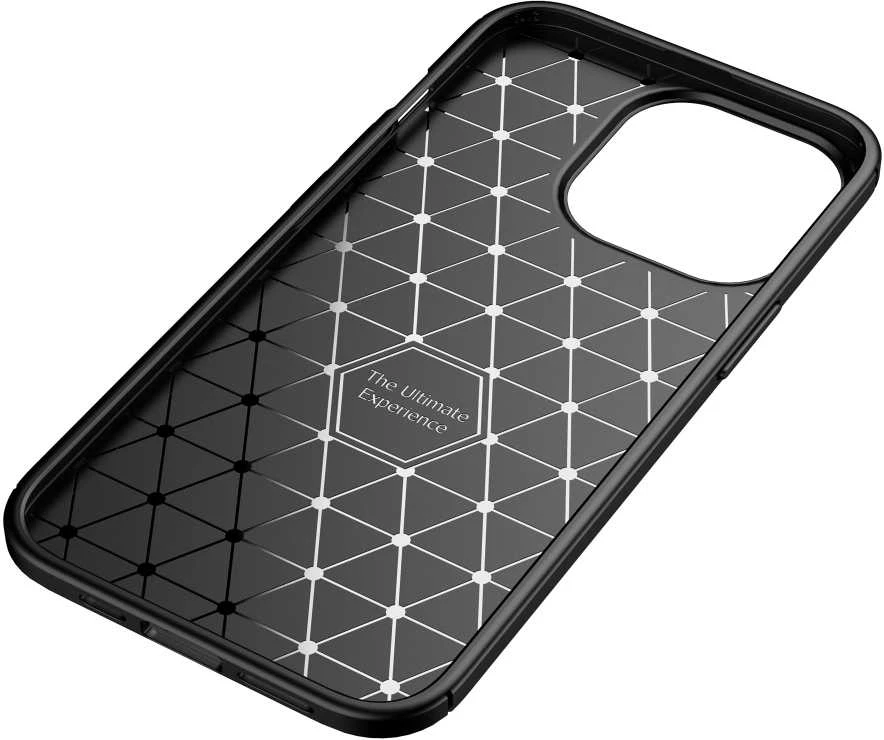 Dėklas Oem Case for iPhone 15 PRO Carbon Premium juodas