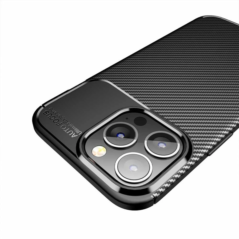 OEM dėklas iPhone 7 / 8 / SE 2020 / SE 2022 Carbon Premium juodas
