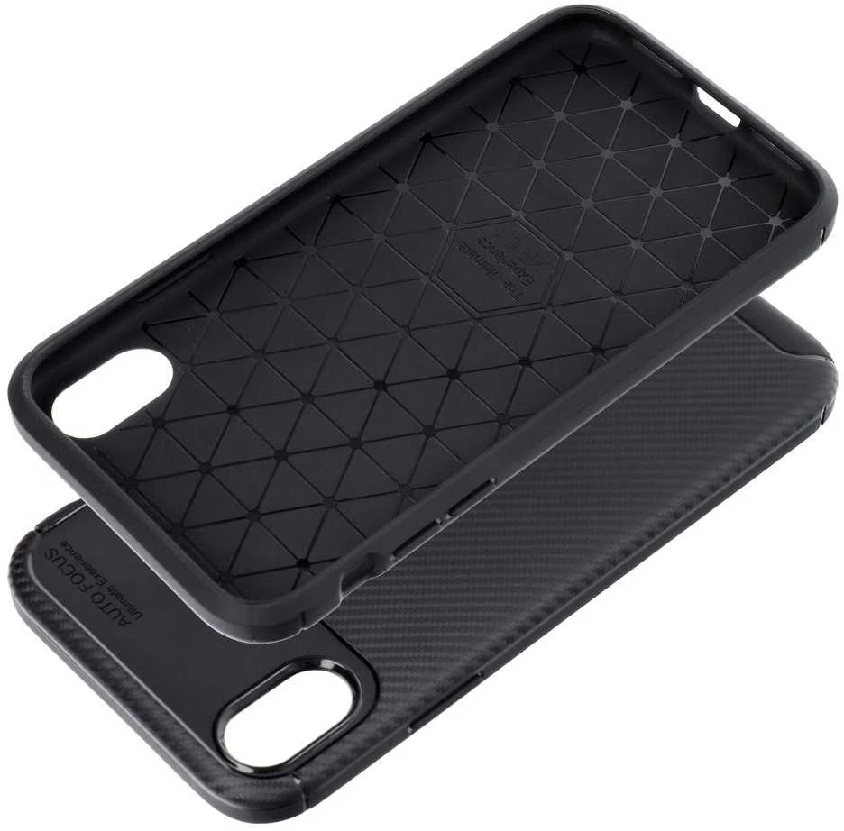 Dėklas Oem Case for iPhone XR Carbon Premium juodas