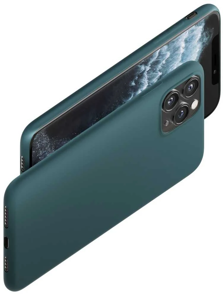 Dėklas 3mk Matt Case Apple iPhone 14 Plus tamsiai žalias